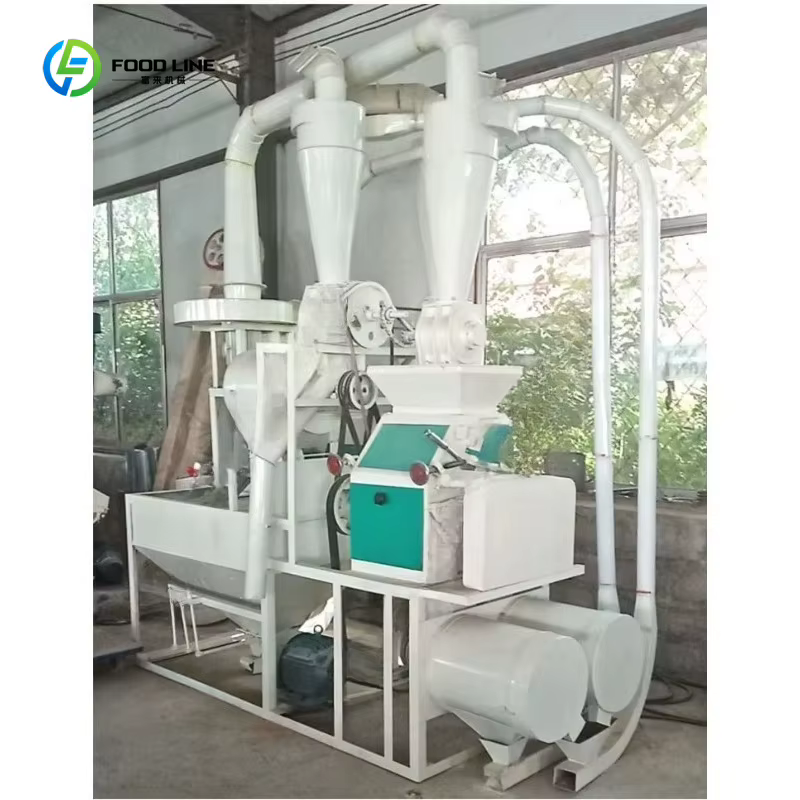 Moulin à farine de blé de type commercial et domestique, nouveau modèle, moteur, capacité 300-600 kg/h pour le broyage de céréales, maïs, blé et la production de farine en poudre