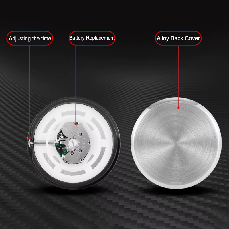 Horloge de voiture électronique étanche MiniShoous, montre à quartz pour vélo, montre de moto, tableau Prada automatique, accessoires de voiture