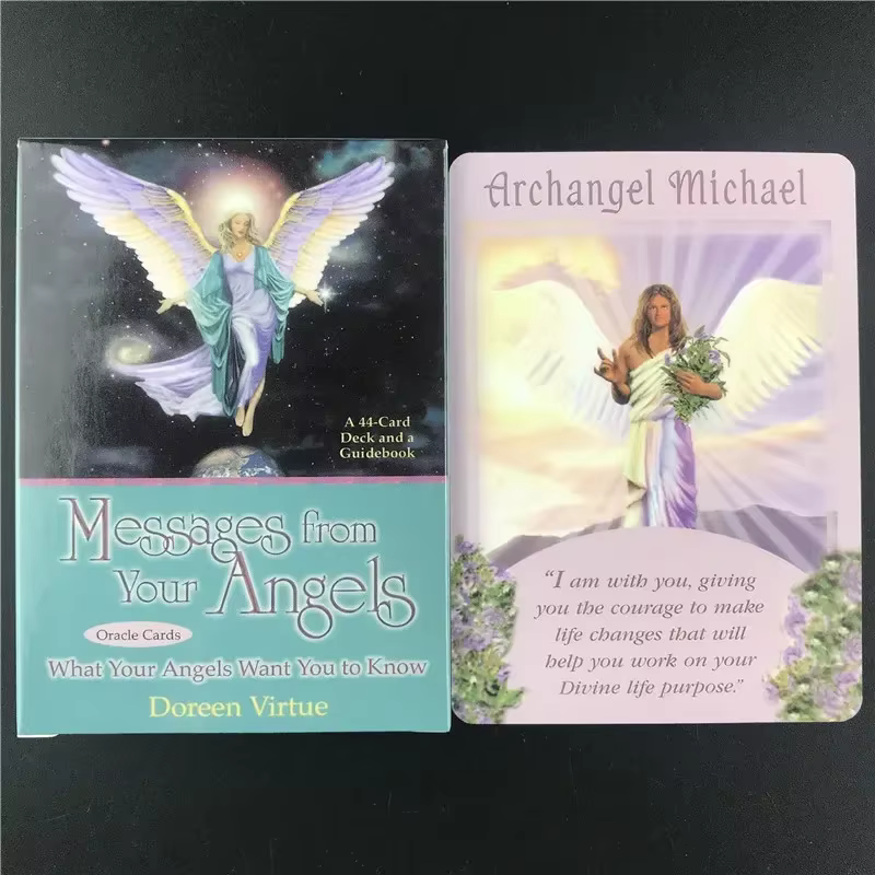 Cartes de Tarot, Messages de vos anges, cartes Oracle, jeux de société pour fête, jeu de cartes à jouer