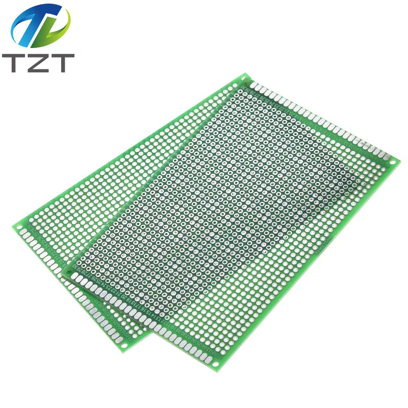 TZT 8x12cm 80x120mm plaque de Prototype Double face carte universelle Protoboard pour Arduino
