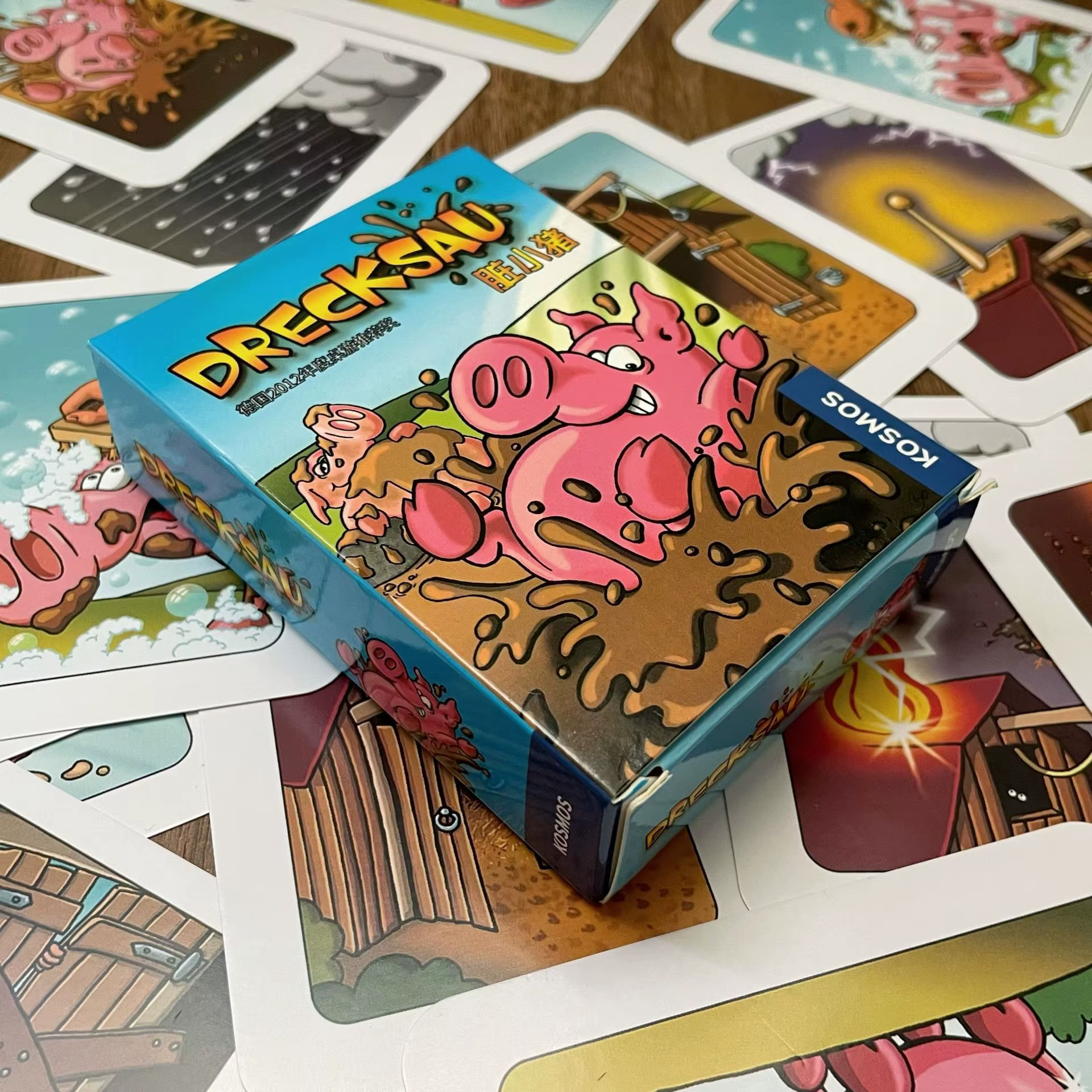 Jeux de société chauds poulet Chiu Chiu jeu de société Drecksau mouton noir Piou Piou jeu de cartes de fête jouets intellectuels cadeaux