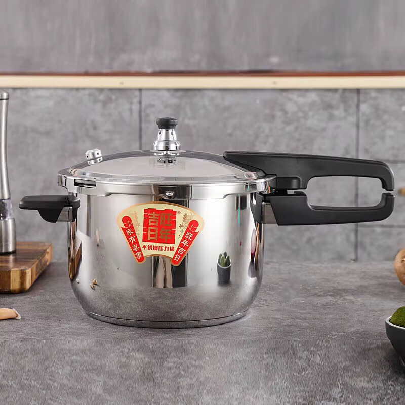 Autocuiseur 16-30cm, poêle de cuisson en acier inoxydable, marmite à ragoût, cuisinière à Induction, cuisinière à pression