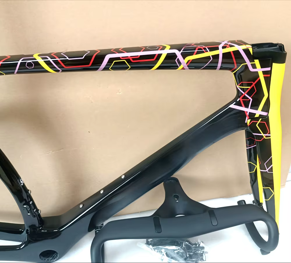 35 couleurs X5 frein à disque cadre en carbone BOB cadre de vélo de route avec guidon taille 48 cm 51 cm 54 cm 56 cm 58 cm cadres de vélo