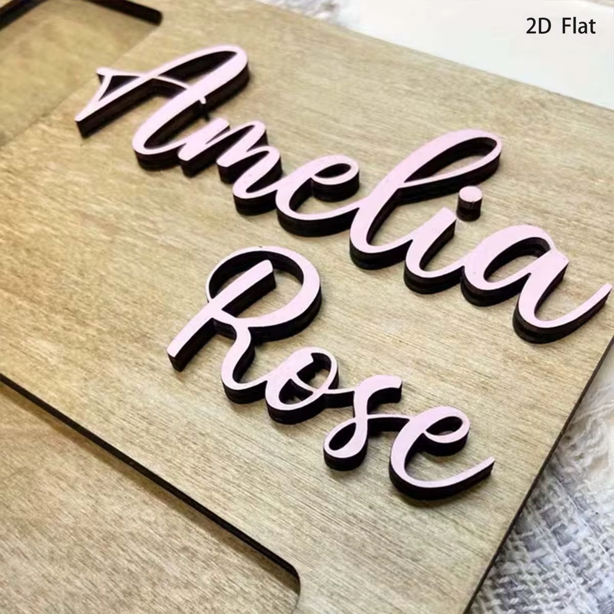 Cadre photo personnalisé en bois, plaque décorative pour fête, maison, école, accessoires photo, à peindre soi-même, cadeau d'anniversaire ou de remise de diplôme