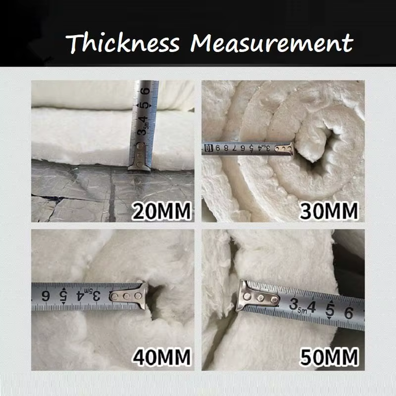 1650 ℃   Couverture en Fiber de céramique, roulement en Zirconium résistant aux hautes températures, coton isolant résistant au feu, utilisé dans l'industrie