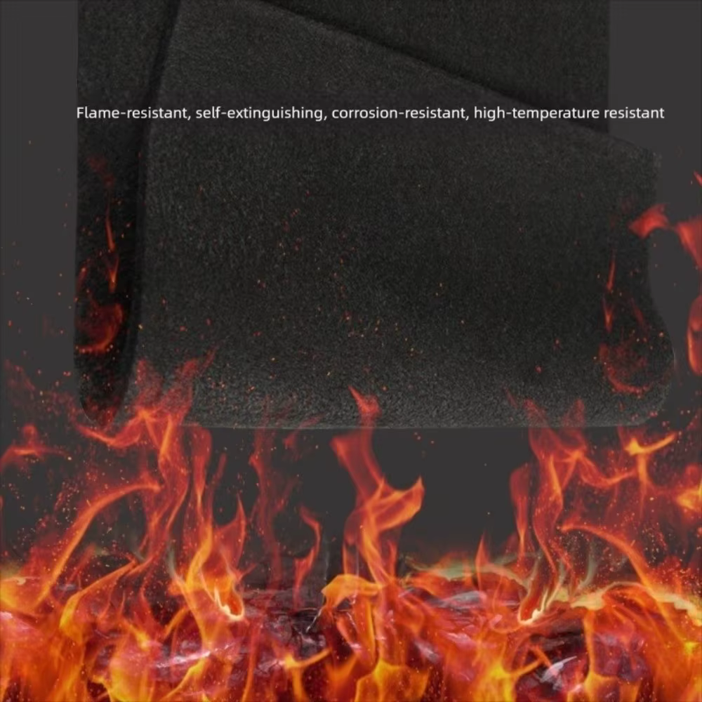 Feutre en fibre de carbone résistant, feutre ignifuge, tapis de protection pour torche, couverture de protection ignifuge pour soudage, isolation pour soudage