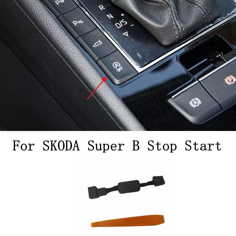 Joli de démarrage et d'arrêt automatique par défaut, système de démarrage et d'arrêt du moteur de voiture, dispositif d'arrêt, éliminateur de commande de câble pour Skoda Superb 3