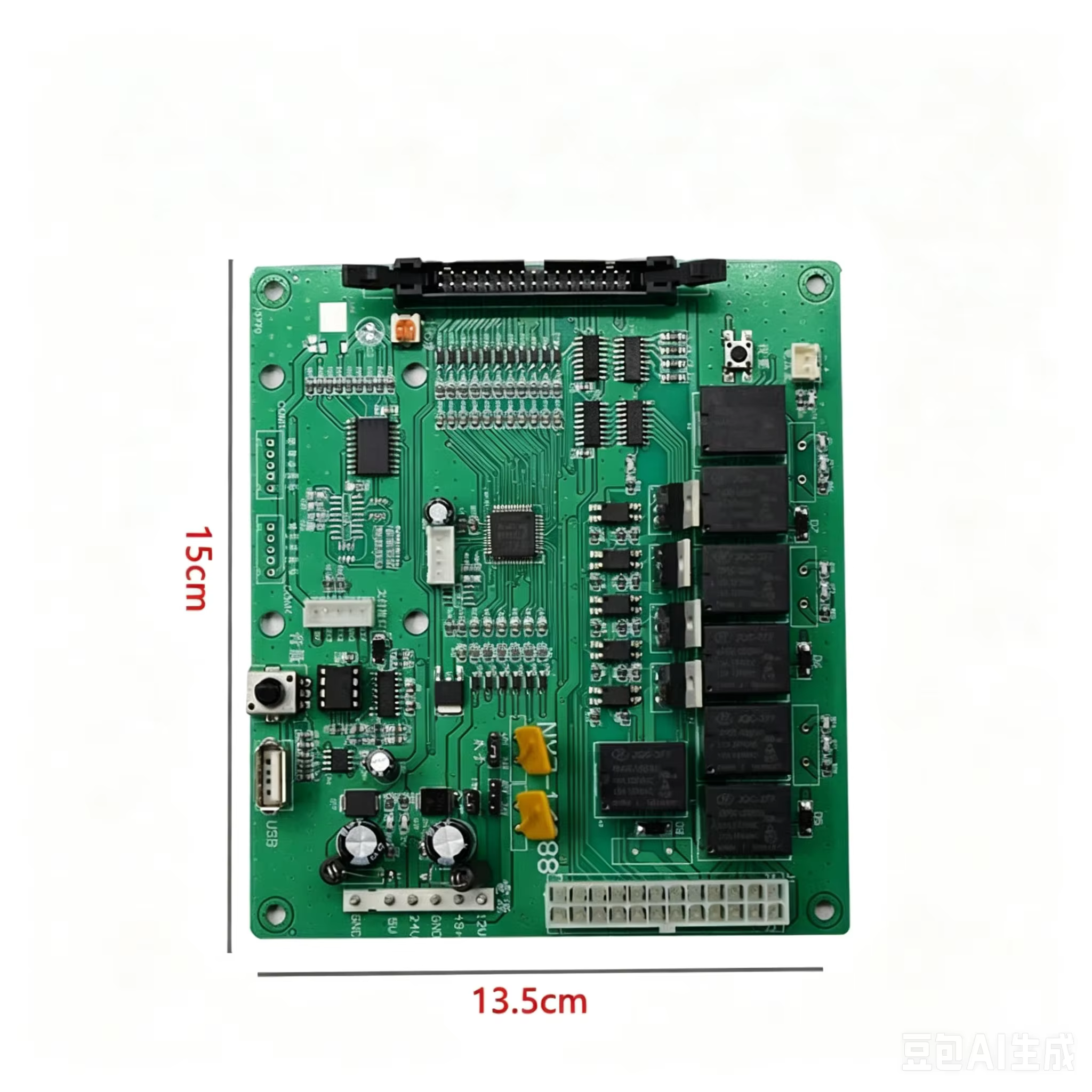 Carte mère PCB NYZ 16888 pour machine à griffes de 71 cm, ensemble complet de carte de contrôle, jeu d'arcade à monnayeur, pièces de bricolage