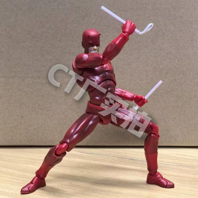 Figurine d'action CT Mafex 223 Daredevil, version de bande dessinée de 6 pouces, modèle articulé, super héros Marvel, objet de collection pour collectionneurs adultes