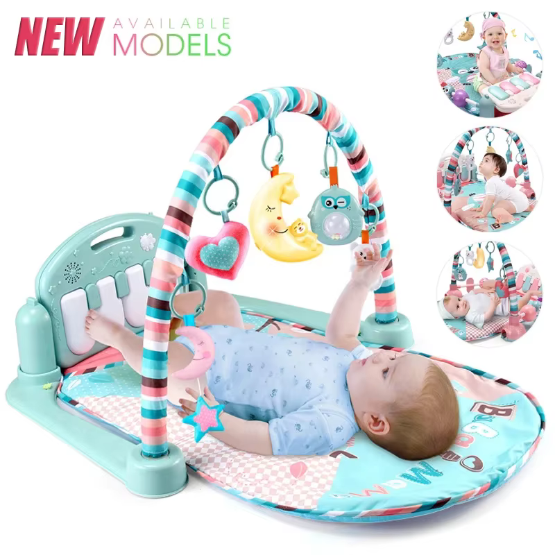 Support de Fitness pour bébé, jeu de musique, jouets d'activité de gymnastique, couverture rampante pour Piano pour nouveau-né, tapis de jeu à pédales, éducation précoce, cadeaux de 0 à 36 mois