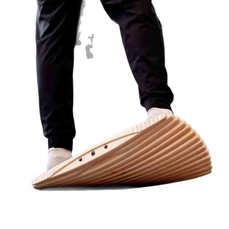 Planche d'équilibre pour massage des pieds et renforcement des chevilles, planche d'exercice Wobble Fitness pour bureau debout, tapis antidérapant pour soulager le stress