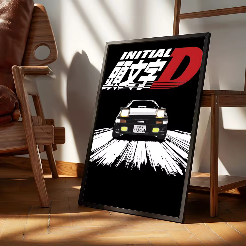 Affiches classiques et impressions d'art mural adaptées aux salons, chambres à coucher, bars et décoration intérieure. I-Initial D