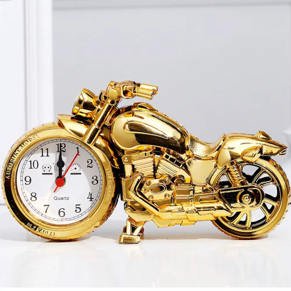 Réveil de moto polyvalent, ornement de moto, horloge numérique arabe créative, simplicité moderne