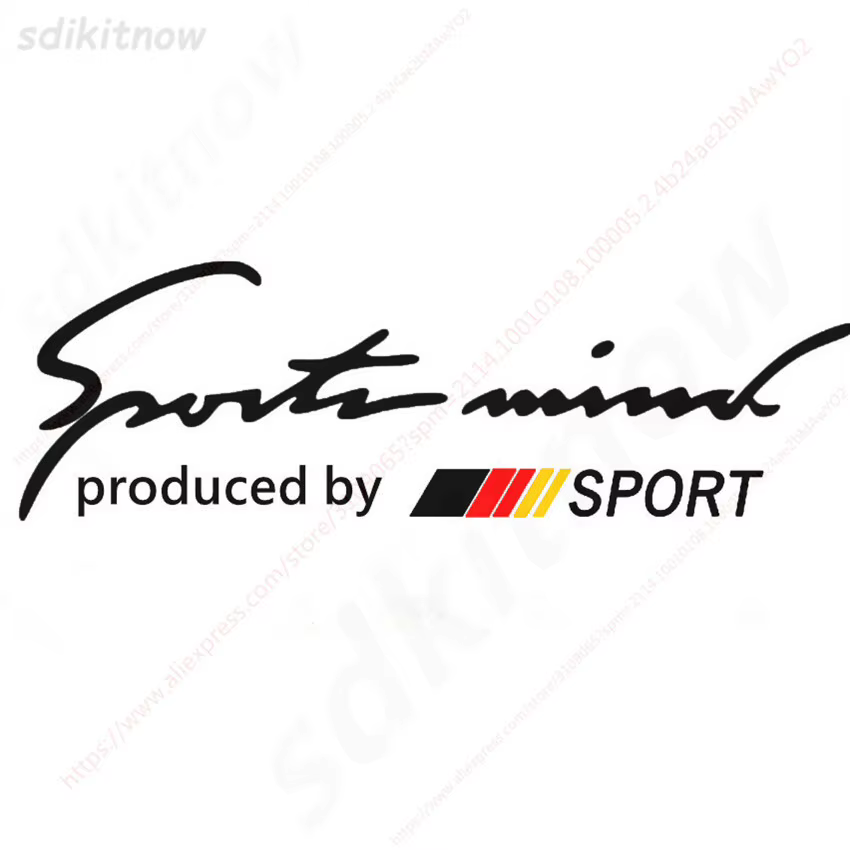 Nouvel autocollant sportif 2026 pour vitre de voiture, style allemand, décoration pour BEMZ AMG BMW VW Volkswagen Audi Porsche OPEL
