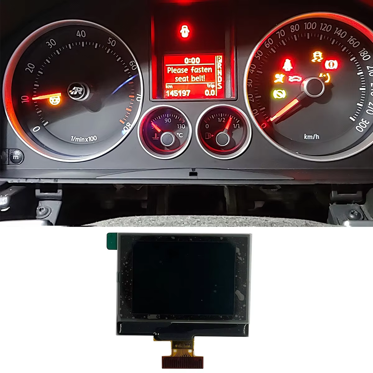 Écran d'affichage LCD pour tableau de bord, pour VW Golf V Passat B6 Jetta Mk5 Touran Skoda Seat, panneau de instruments, 1TD920862 1K0920861M 92290206