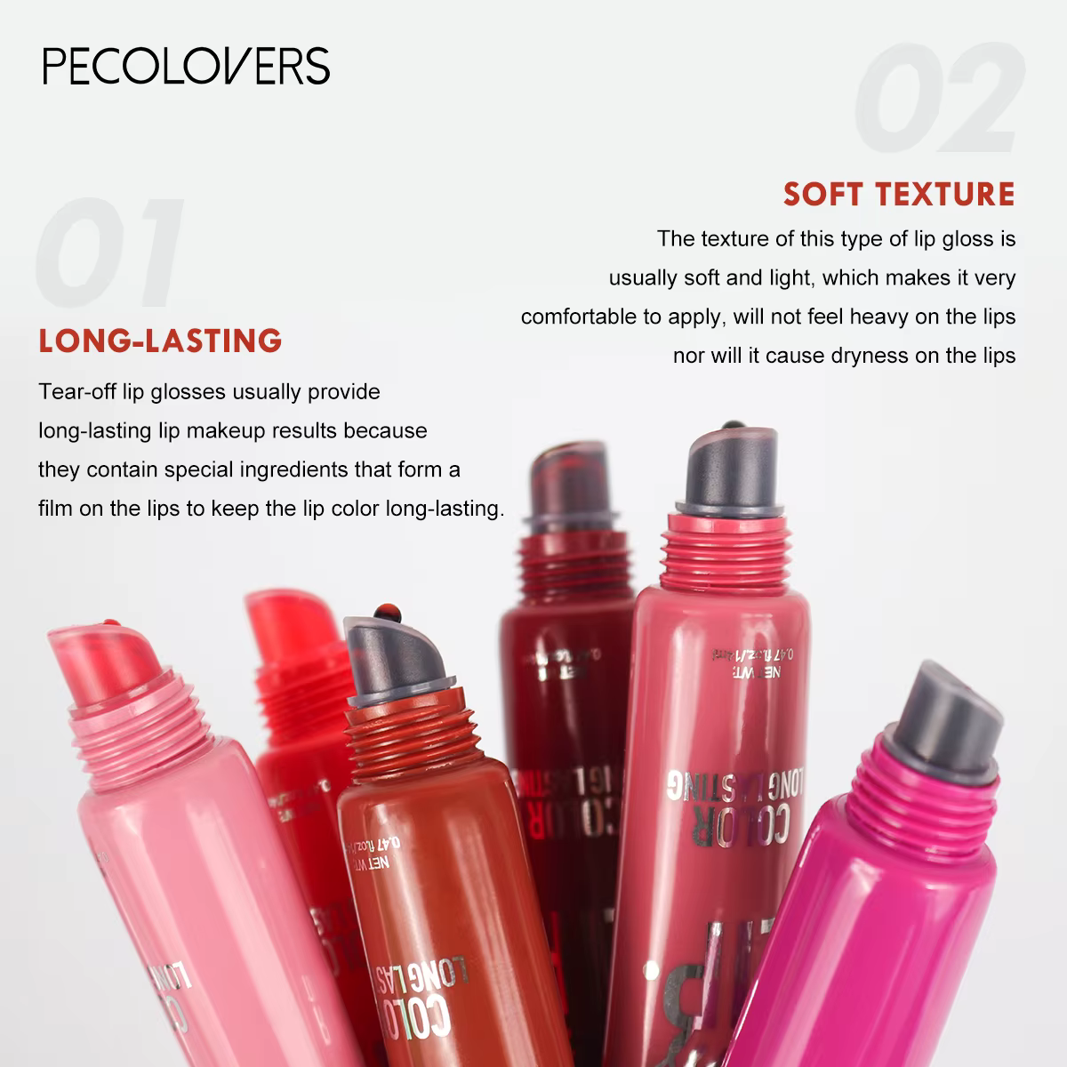 Jules-Gloss liquide à peler pour femme, imperméable, longue durée, tasse antiarina, maquillage hydratant, 6 couleurs