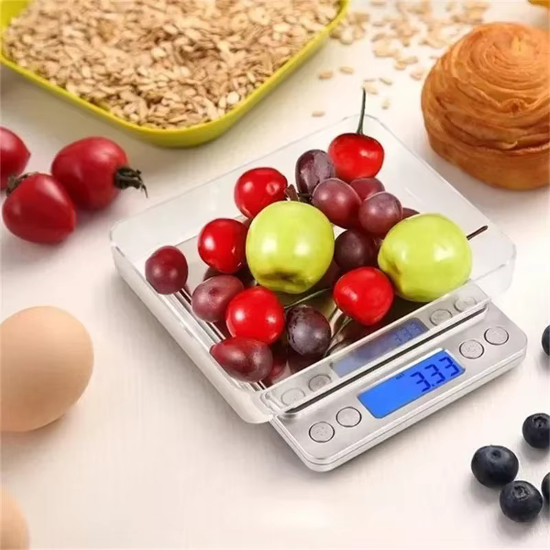 Balance de poids LCD, Balance alimentaire de cuisine, Balance de bijoux, accessoires de cuisine électroniques, mesure du niveau en grammes numérique