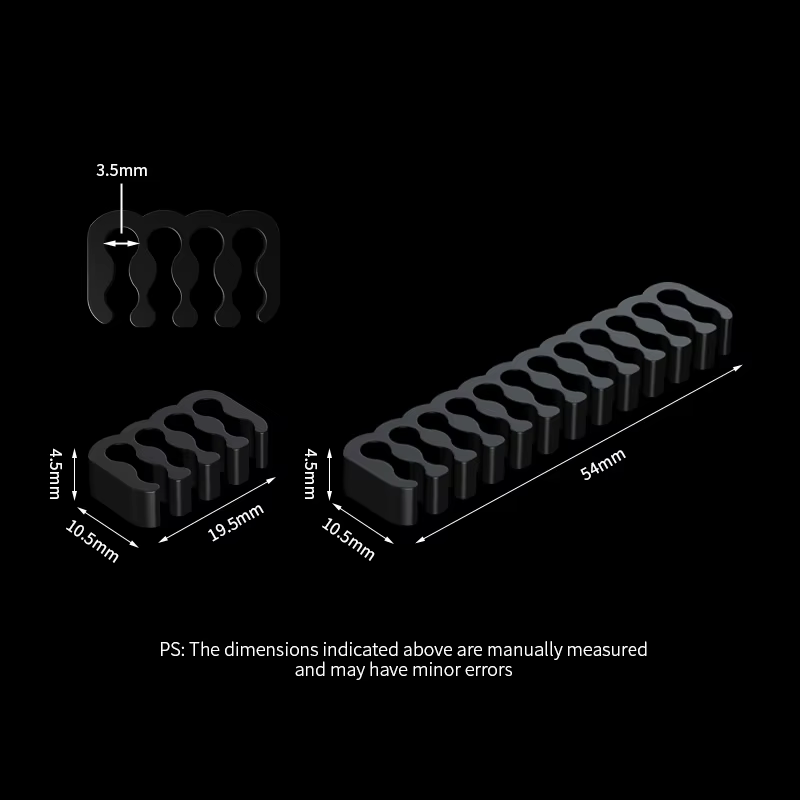 Teucer câble peigne ordinateur alimentation Module câble peigne carte mère 24PIN câble organisateur CPU carte graphique câble serre-câble