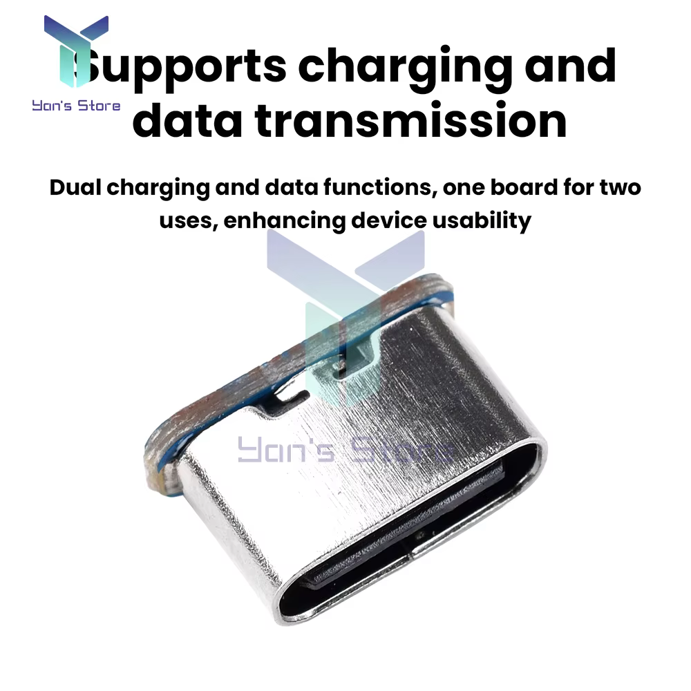 Kit de conversion DIY pour carte adaptateur Micro USB vers Type C, pour la charge et le transfert de données, transmission stable USB2.0, soudure facile