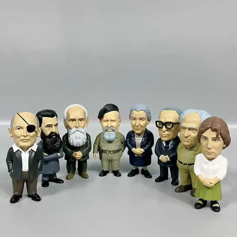 8-10 Cm dessin animé célèbre leaders militaires figurine poupée Pvc modèle jouet à collectionner articulé fait à la main cadeau pour les âges