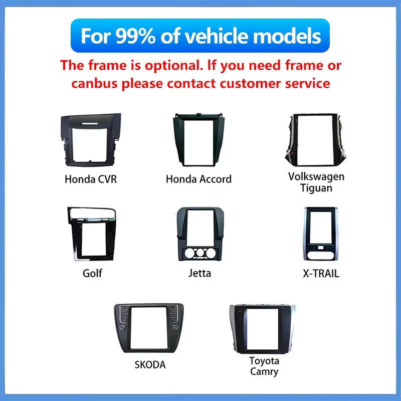 CADRE RADIO DE VOITURE POUR navigation universelle