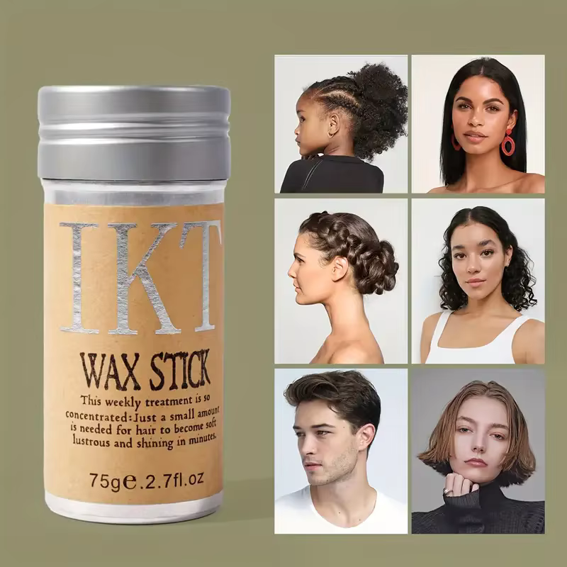 Bâton de cire à cheveux pour enfants et femmes, brosses à dos lissé, pommade en Gel pour petites filles, accessoires de coiffure pour perruque, 2/5 pièces