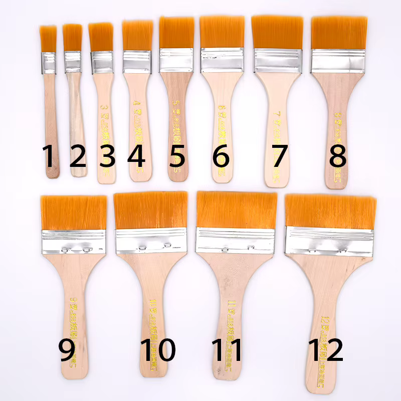 Pinceaux à peinture pinceaux de grande surface taches de peinture à l'huile copeaux ménagers vernis colle et outils de nettoyage de plâtre