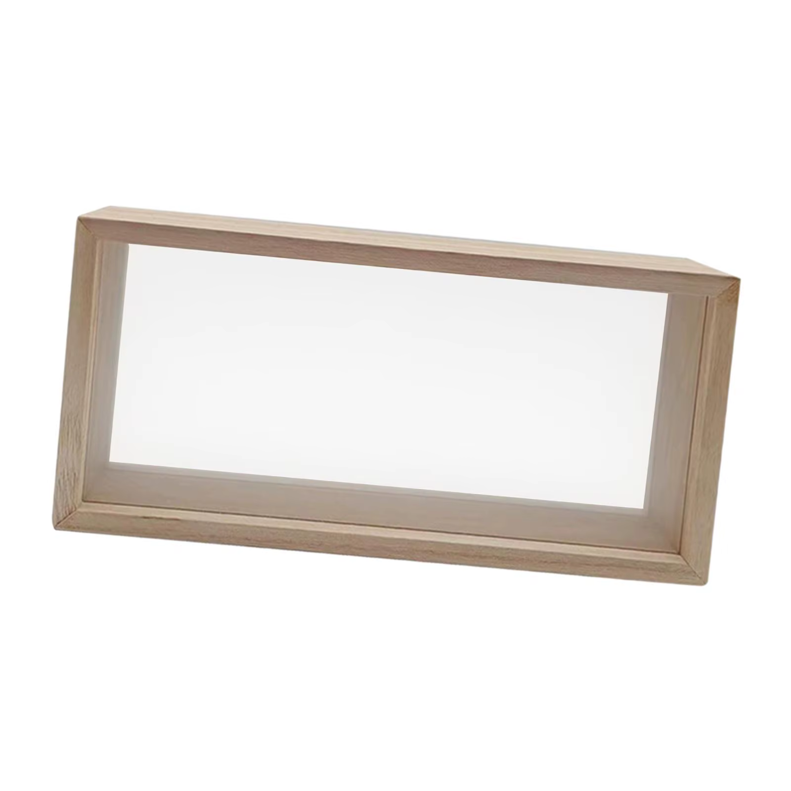 Boîte d'ombre en bois pour photos de prix, cadre photo pour fleurs séchées, présentoir de fleurs séchées en profondeur, art Keepplex Ticket
