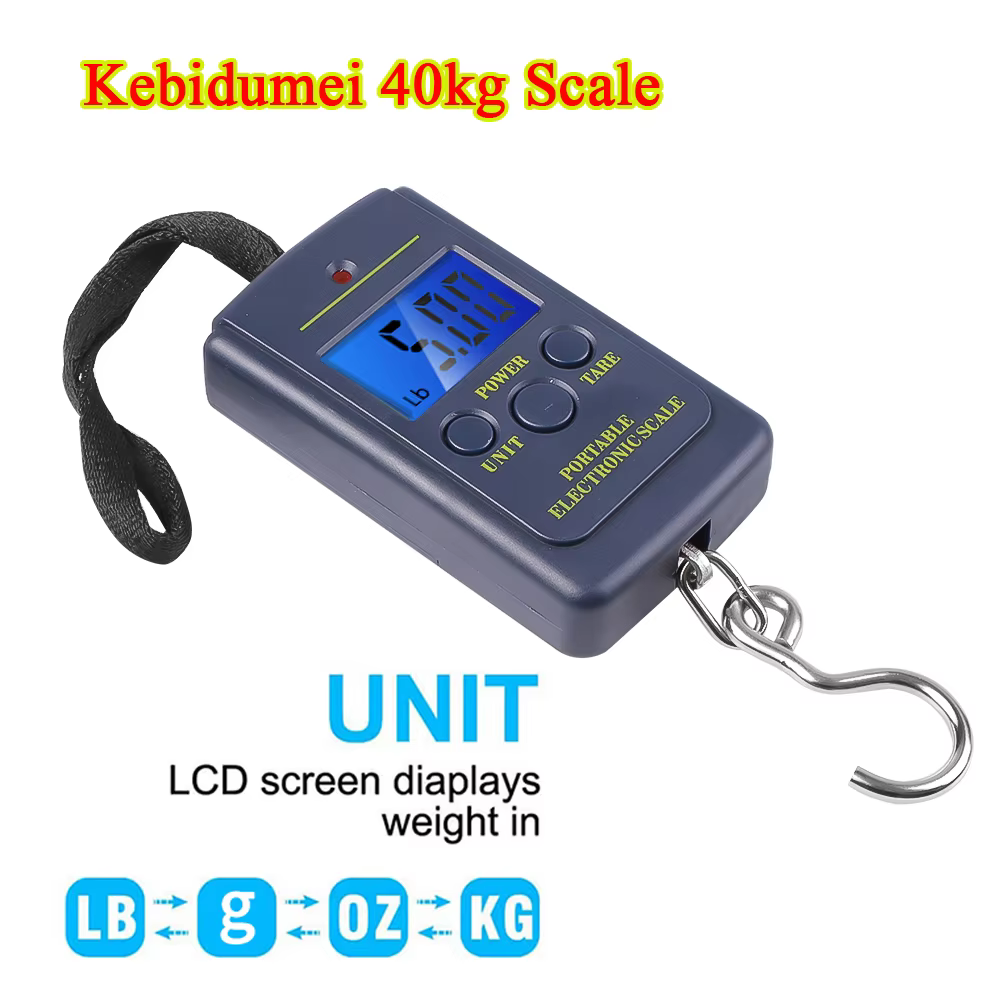 Balance numérique portable avec écran LCD, 0.01 noix, 40 noix, électronique, bagages, Steelyard
