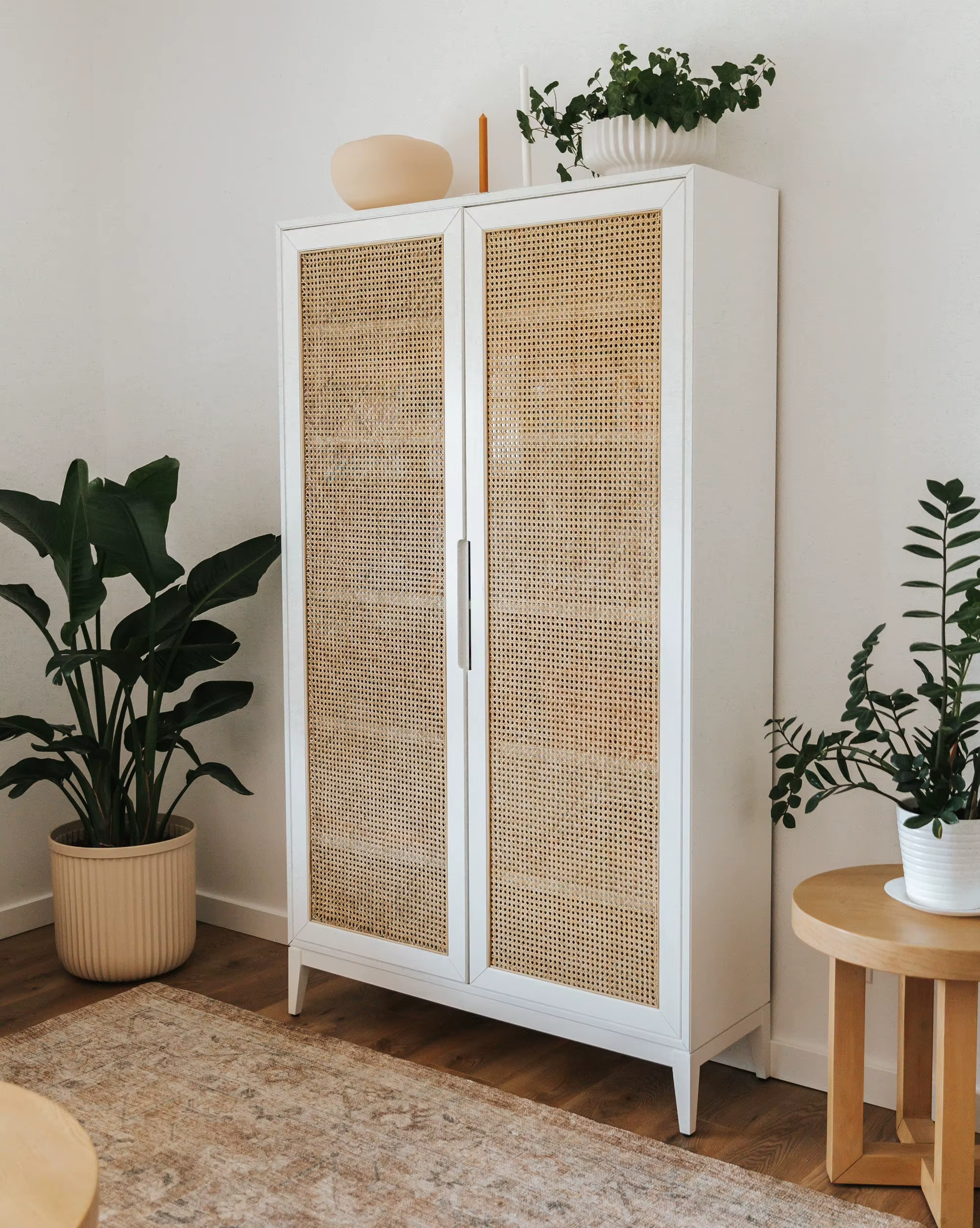 Rouleau de rotin de 35 à 55 cm de large, tressage en rotin naturel de grande taille, matériau de tressage en rotin, tissu de 8 à 10 m pour la tête de lit de l'armoire