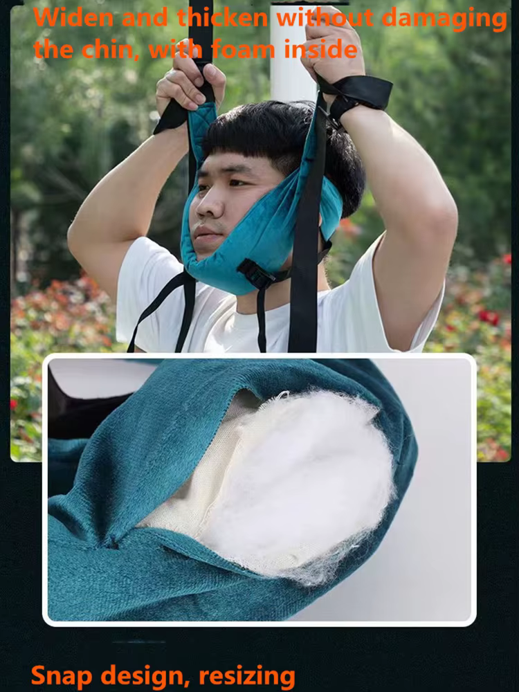 Ceinture de Traction cervicale suspendue, étirement du cou, dispositif de traitement de l'espondylose cervicale, cadre de Traction pour orthèse de la colonne cervicale