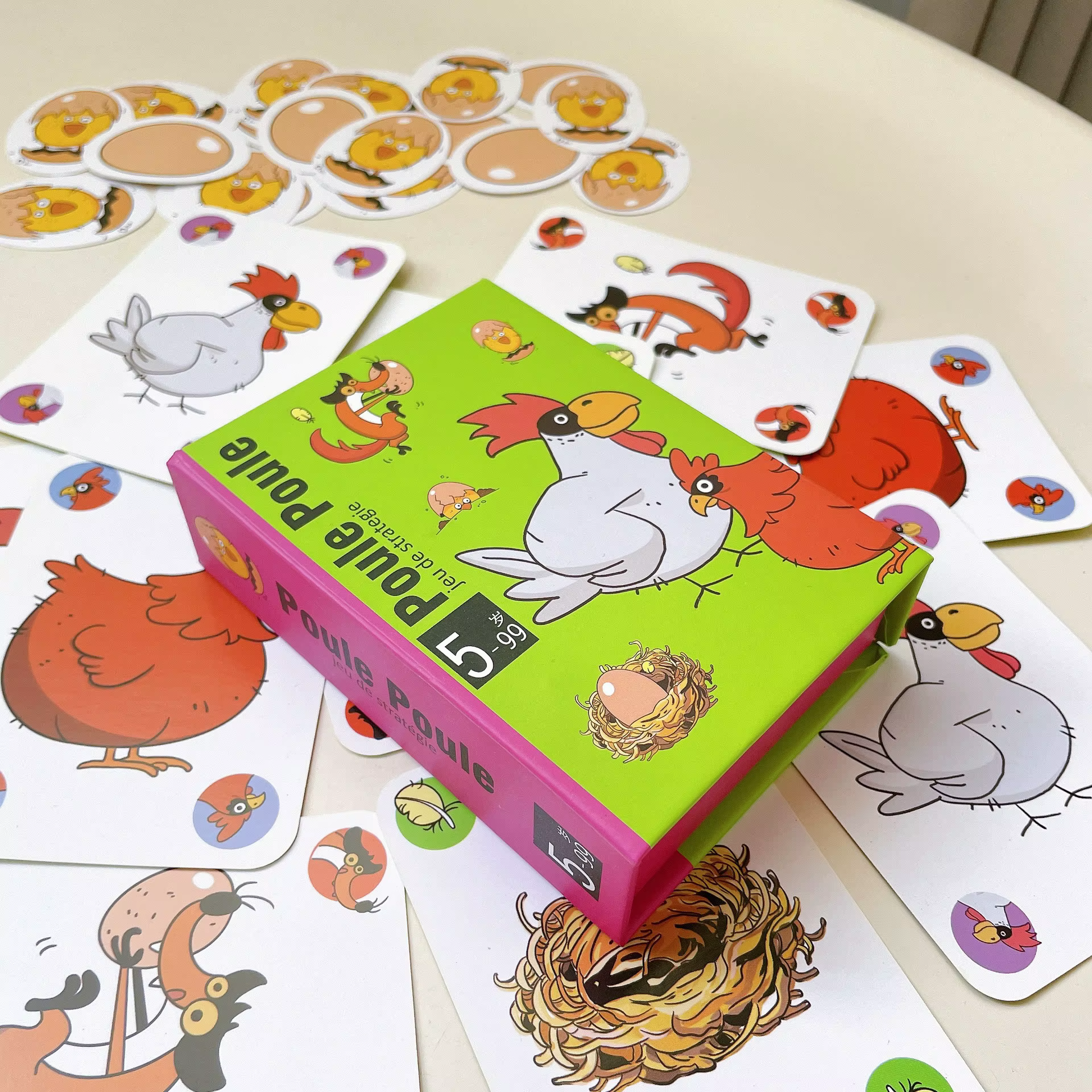 Jeux de société chauds poulet Chiu Chiu jeu de société Drecksau mouton noir Piou Piou jeu de cartes de fête jouets intellectuels cadeaux