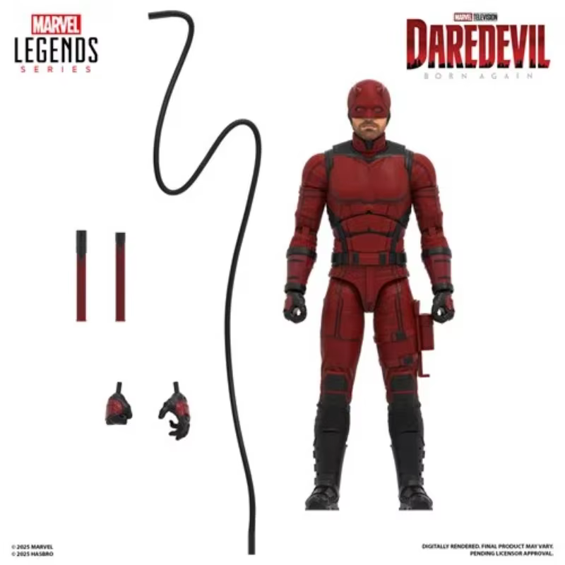 En stock, figurines articulées de 6 pouces de la série télévisée Daredevil Born Again de Hasbro Marvel Legends, jouets de collection, dessin animé