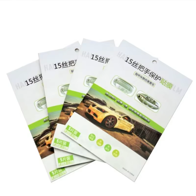 Autocollants transparents pour poignée de porte, 5 pièces, autocollants de protection pour portes de voiture, anti-rayures, décoration de voiture, autocollants et décalcomanies