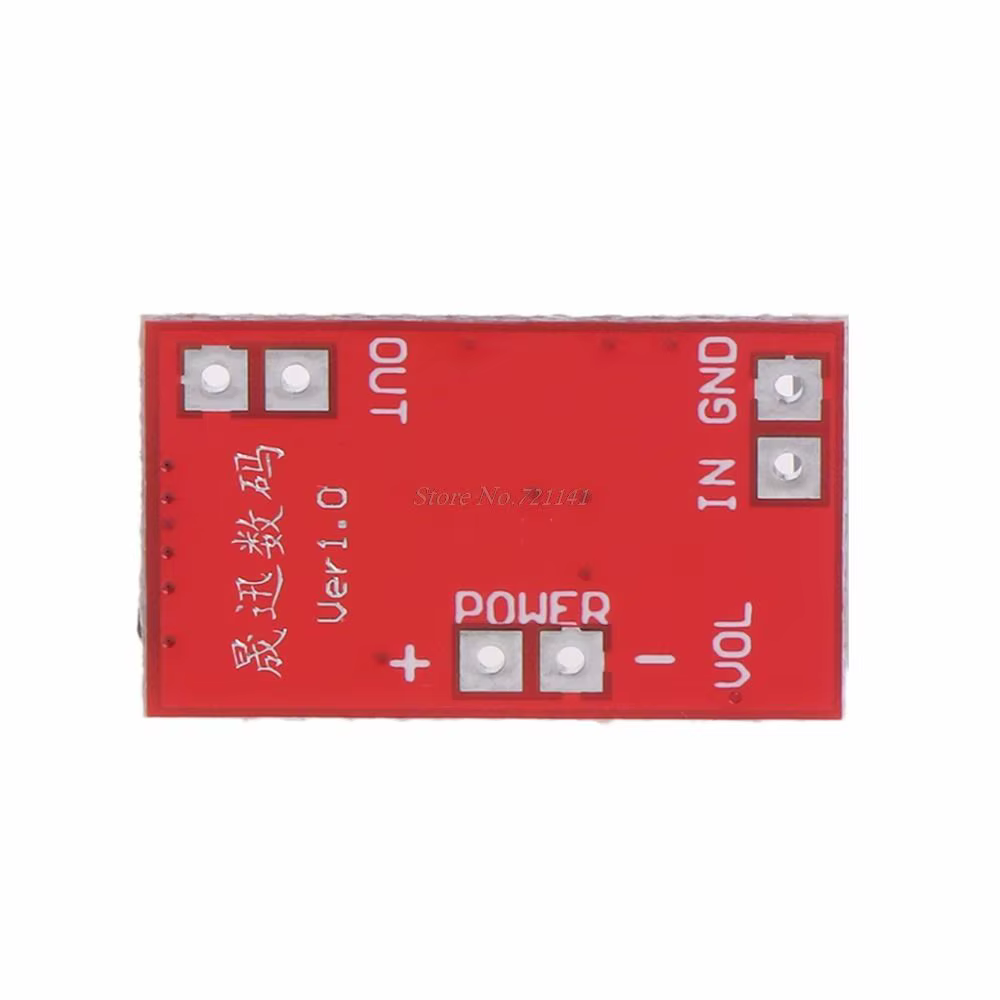 Carte PCB réglable DC 5V-12V, carte amplificateur, Mini Microphone, Micro électrique, condensateur
