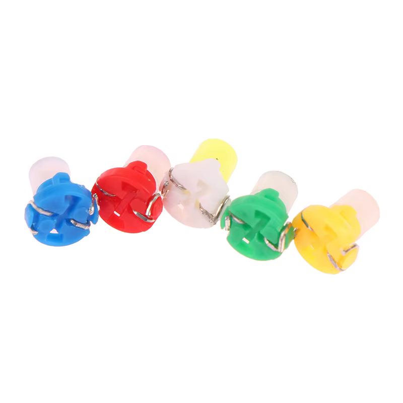 Indicateur de tableau de bord T3, ampoule de panneau COB 1SMD Wedge LED TingPrada, lampe de tableau de bord, accessoires d'intérieur de voiture, nouveau, 10 pièces