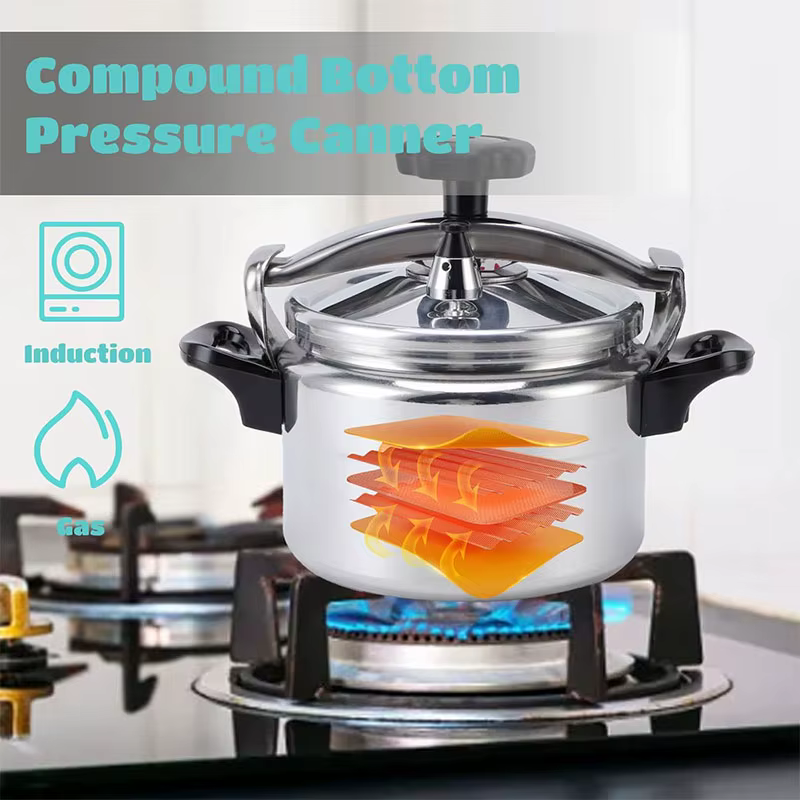 Autocuiseur en aluminium avec verrouillage de sécurité, 3L, 5L, VPN sion Verde, autocuiseurs, cannes uniquement pour le gaz