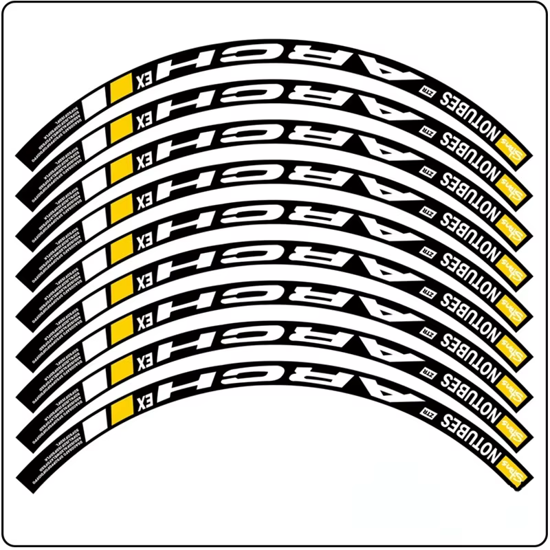 Autocollant universel pour jante de vélo de route et VTT, décalcomanie de 20mm de largeur, 24, 26, 27.5, 29 pouces, 700C