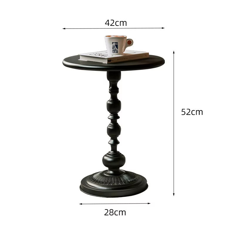 Petite table ronde en fer nordique, salon rétro, table basse, canapé mobile créatif, mini table de chevet, chambre, meubles de maison
