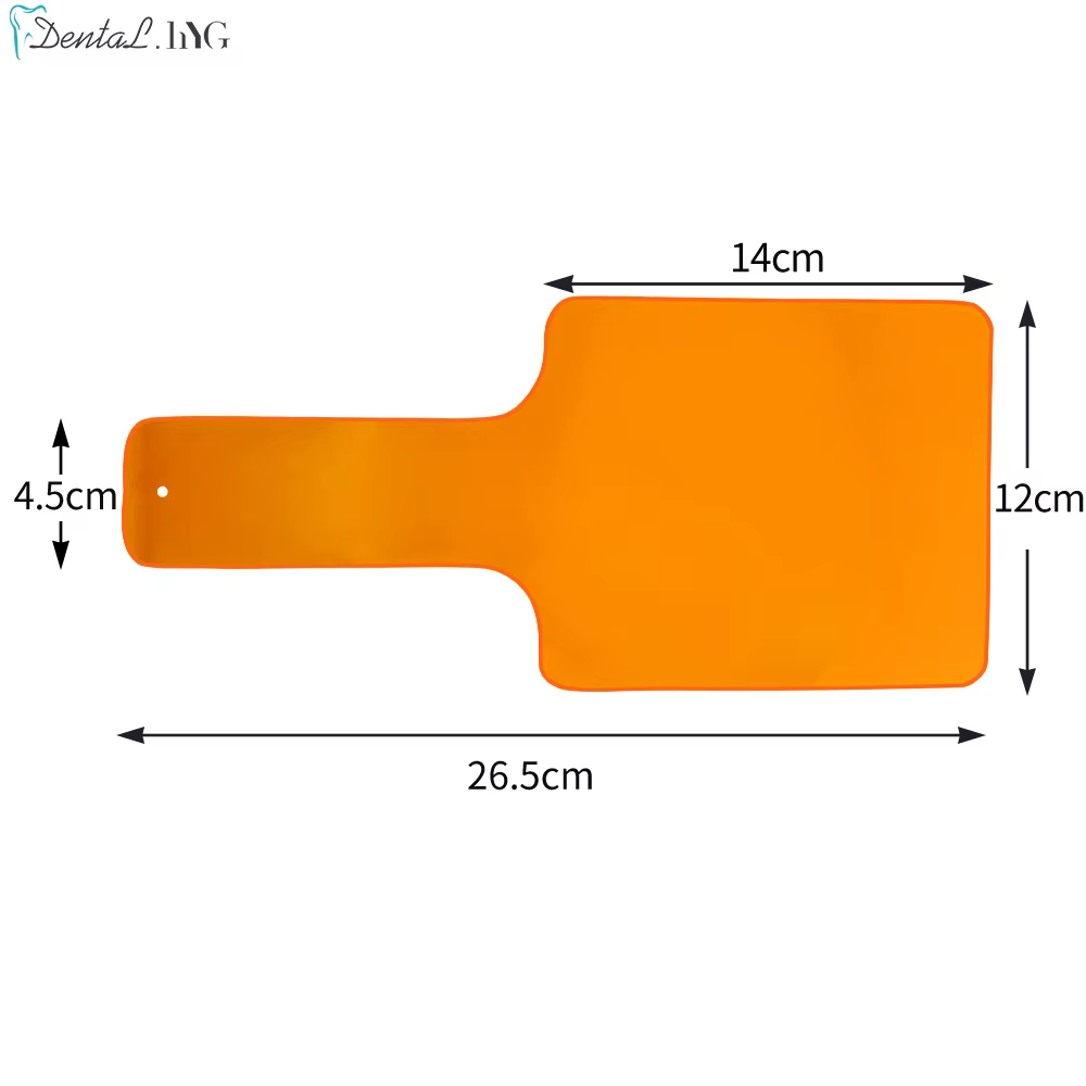 Plaque de protection dentaire, panneau de protection des yeux, bouclier de lumière durcissement dentaire, blanchiment des dents, outils dentaires, palette de filtre de lumière 