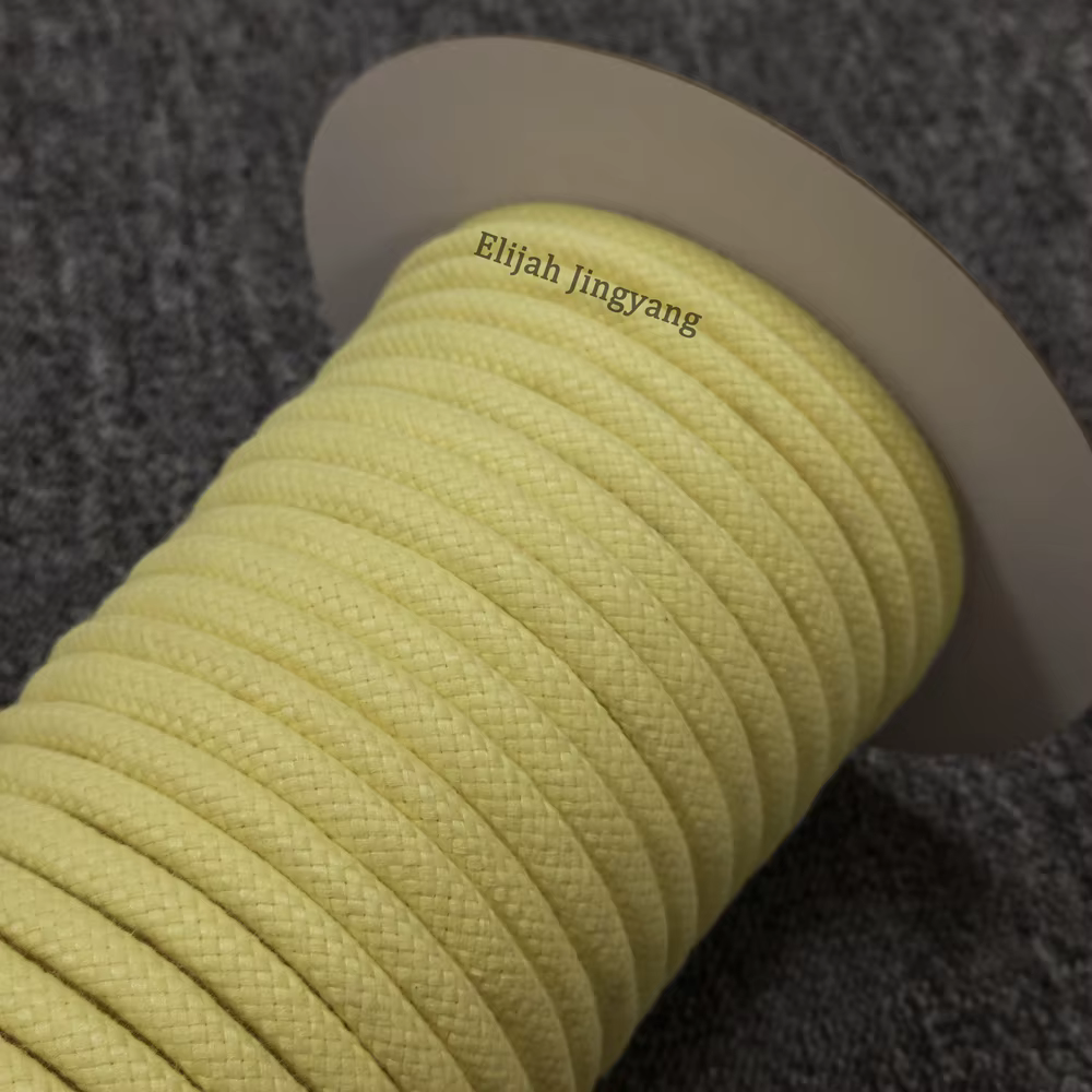 Équipement de Performance d'incendie ignifuge résistant à l'usure, accessoires de fabrication de corde Para aramide de 5/16 pouces, corde en Kevlar 100% Pure de 8mm