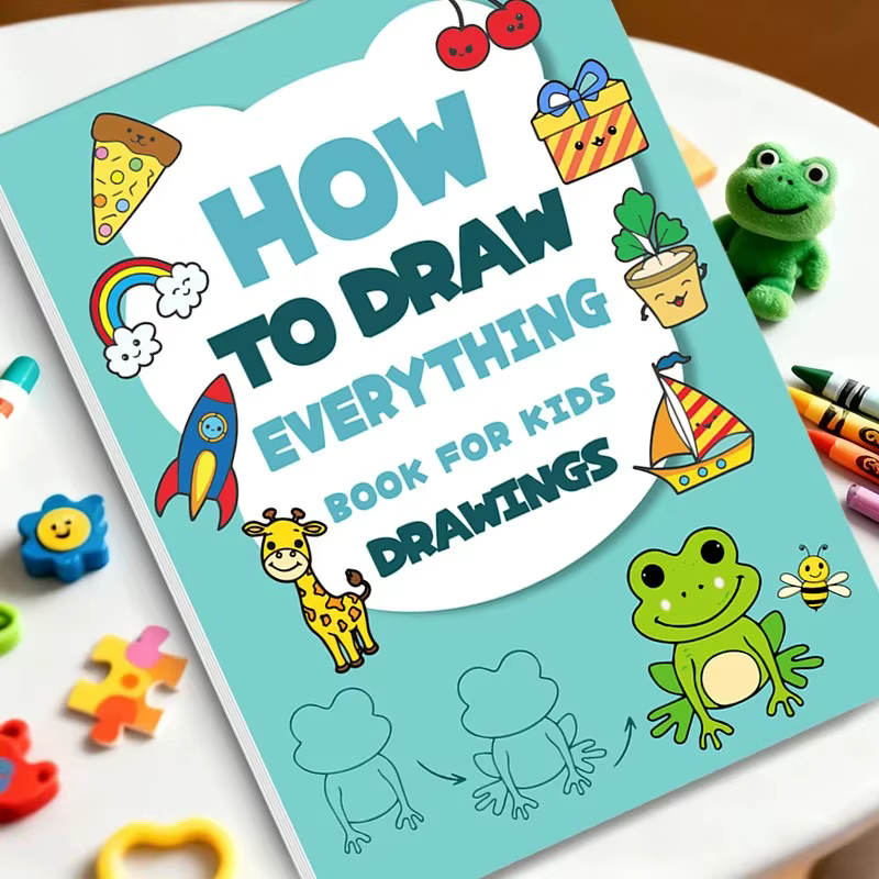 Livre de peinture étape par étape - un tutoriel de peinture facile à comprendre, adapté aux enfants pour apprendre diverses techniques de peinture.