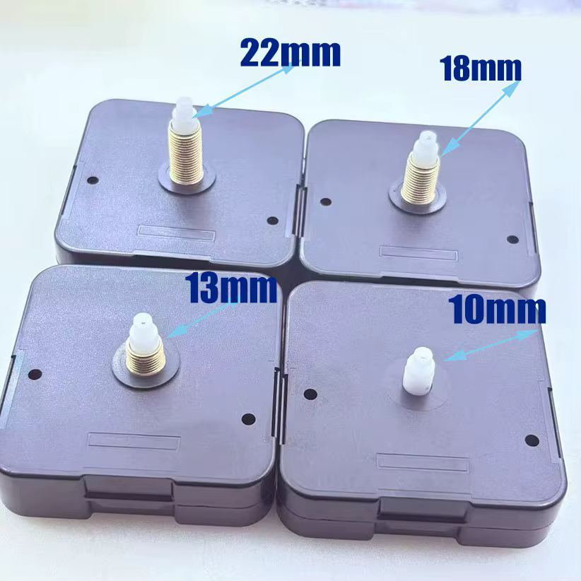 Mouvement d'horloge à quartz 10/13/18/22mm, mouvement d'horloge murale allongé M2188, mouvement à secondes sauteuses, mouvement d'horloge murale DIY anti-rouille