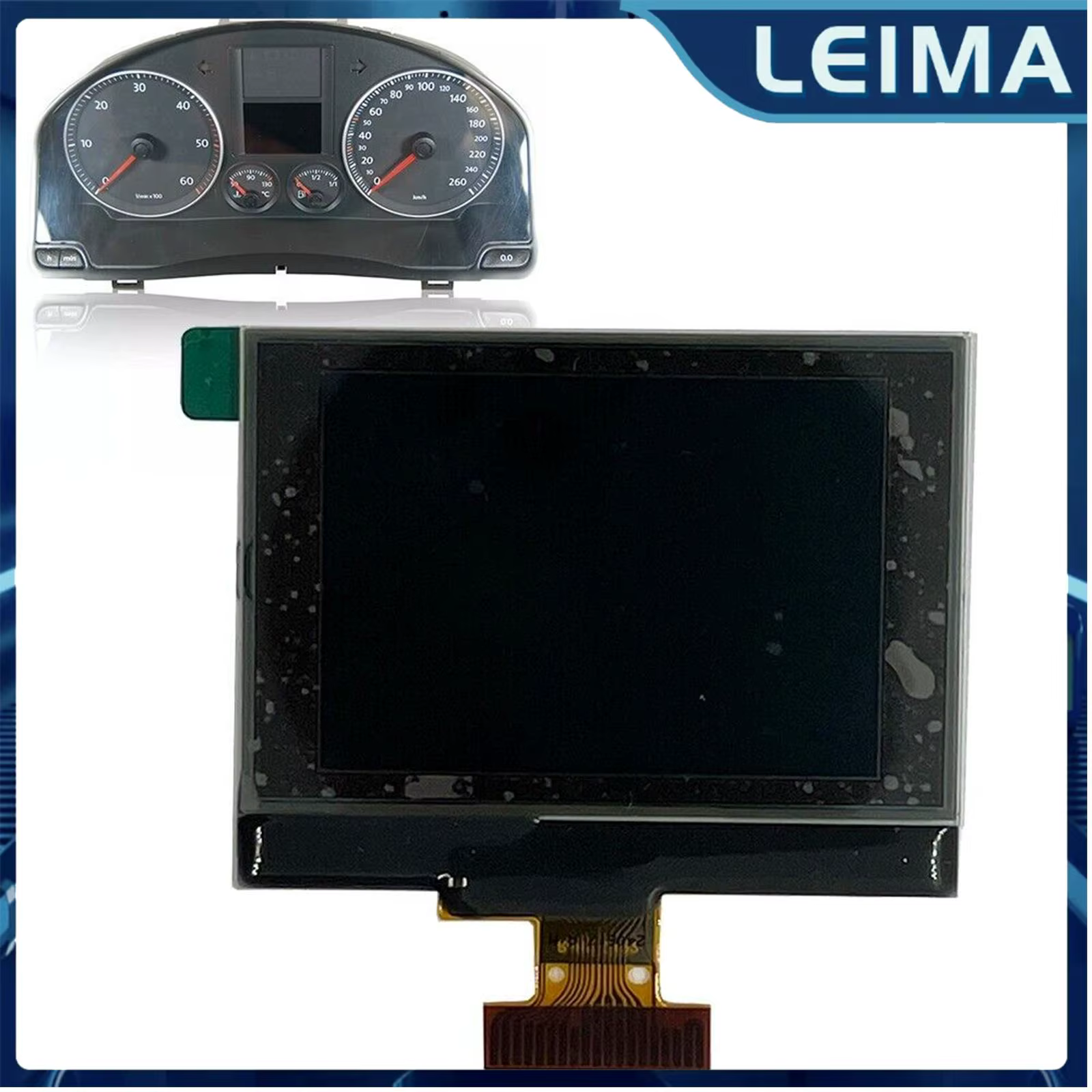 Écran d'affichage LCD pour tableau de bord, pour VW Golf V Touran Mk1 Passat B6 Jetta Mk5 Eos Scirocco Seat Skoda, 92290206