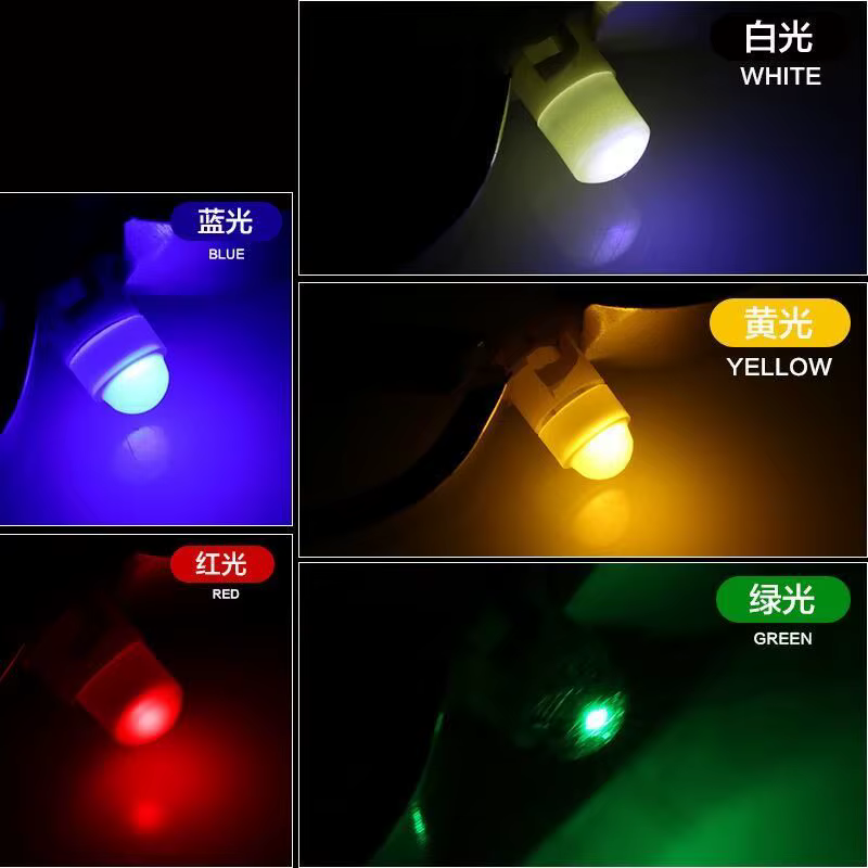 10/5 pièces T3 T4.2 T4.7 COB voiture tableau de bord LED lumières tableau de bord indicateur lampe de commande centrale cale lumière 12V blanc rouge