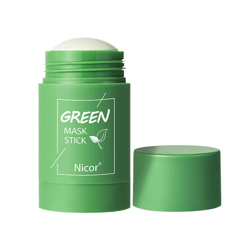 Masque au Thé Vert pour le Visage, Produit de Soins de la Peau Coréen, Hydratant en Profondeur, Rétrécissement des Pores, Points Noirs, Acné