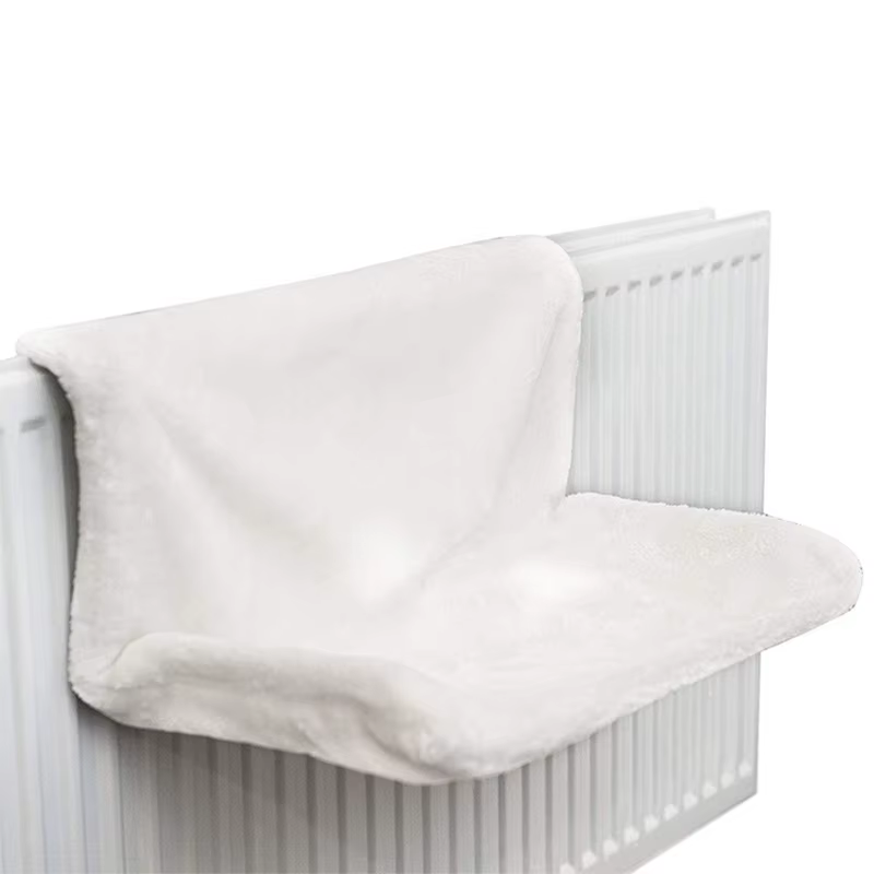 Lit suspendu pour chat, hamac amovible pour chat, lits pour animaux de compagnie, banc de radiateur, nid de chaton avec cadre en métal solide et Durable, accessoires pour chat