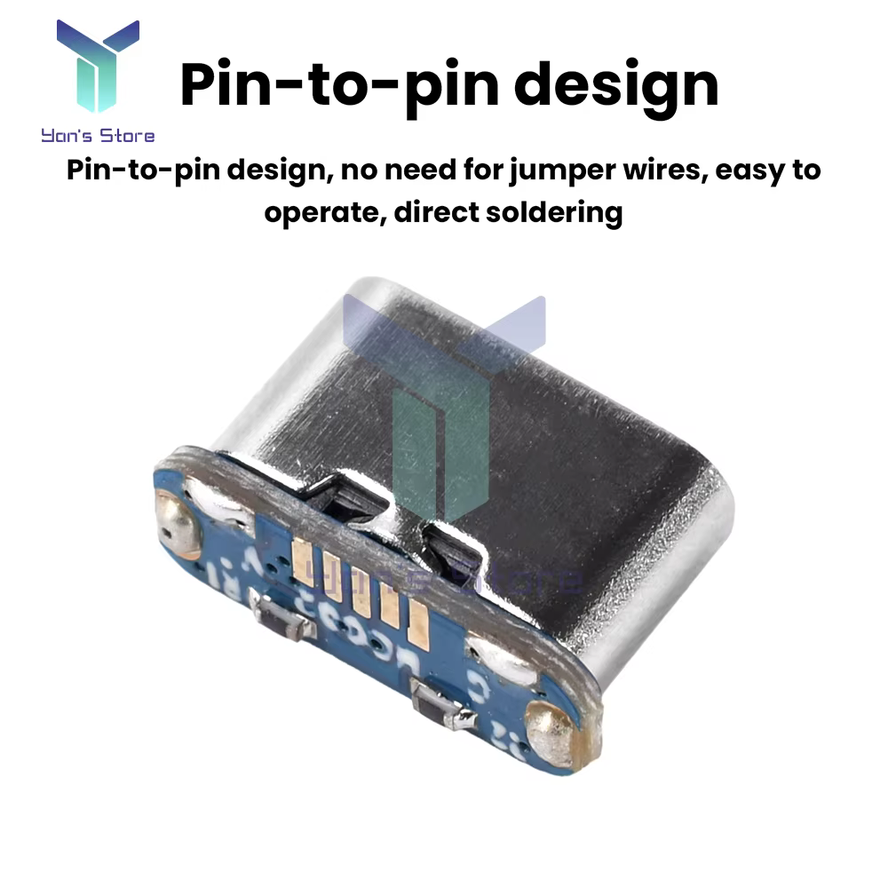 Kit de conversion DIY pour carte adaptateur Micro USB vers Type C, pour la charge et le transfert de données, transmission stable USB2.0, soudure facile