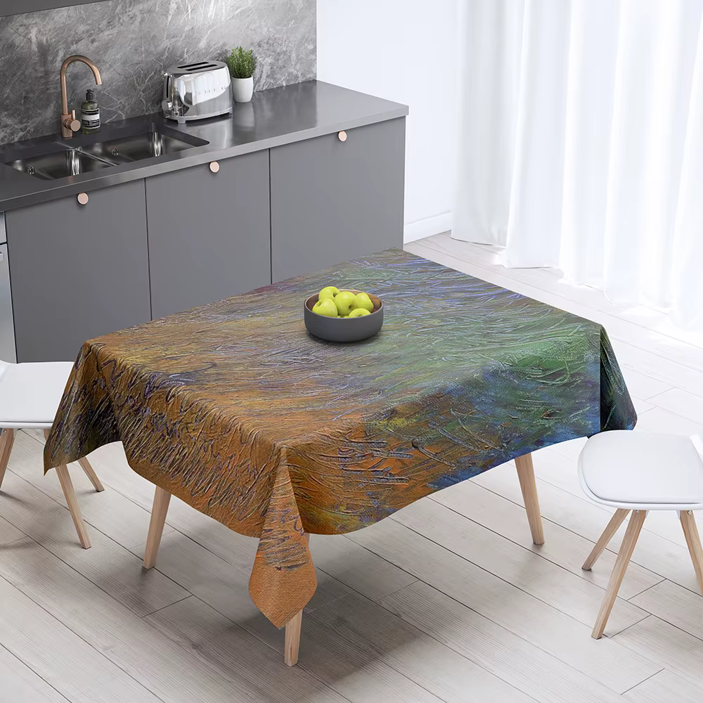 Nappe à motif imprimé Graffiti, peinture, décoration de maison, rectangulaire, résistante aux taches, housse anti-poussière