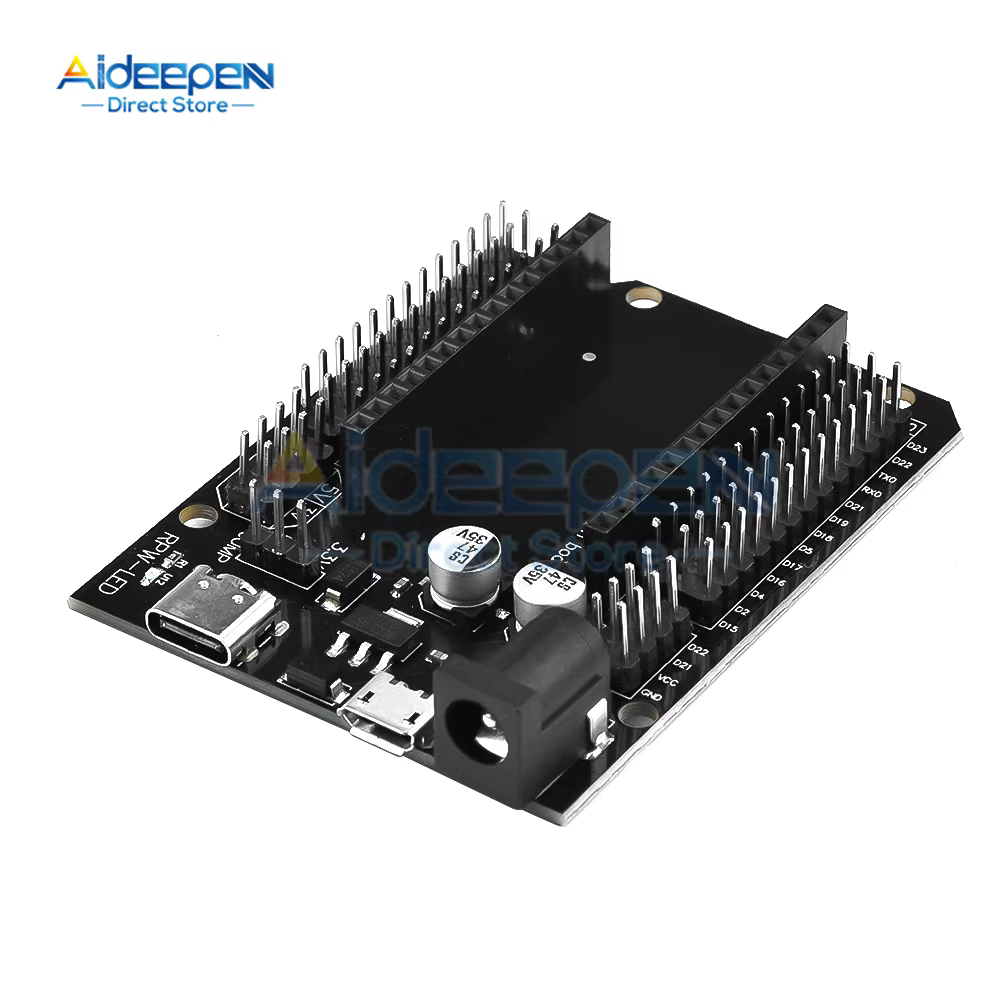 ESP32 DEVKIT V1 panneau d'alimentation ESP32 30P carte d'alimentation 2.4 GHz WIFI + CPU double cœur Compatible Bluetooth faible consommation d'énergie